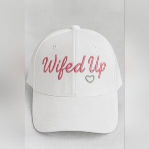 Wifed Up Hat Women’s Baseball Cap Bride Hat Wife Gift Embroidered Dad Hat Adjust